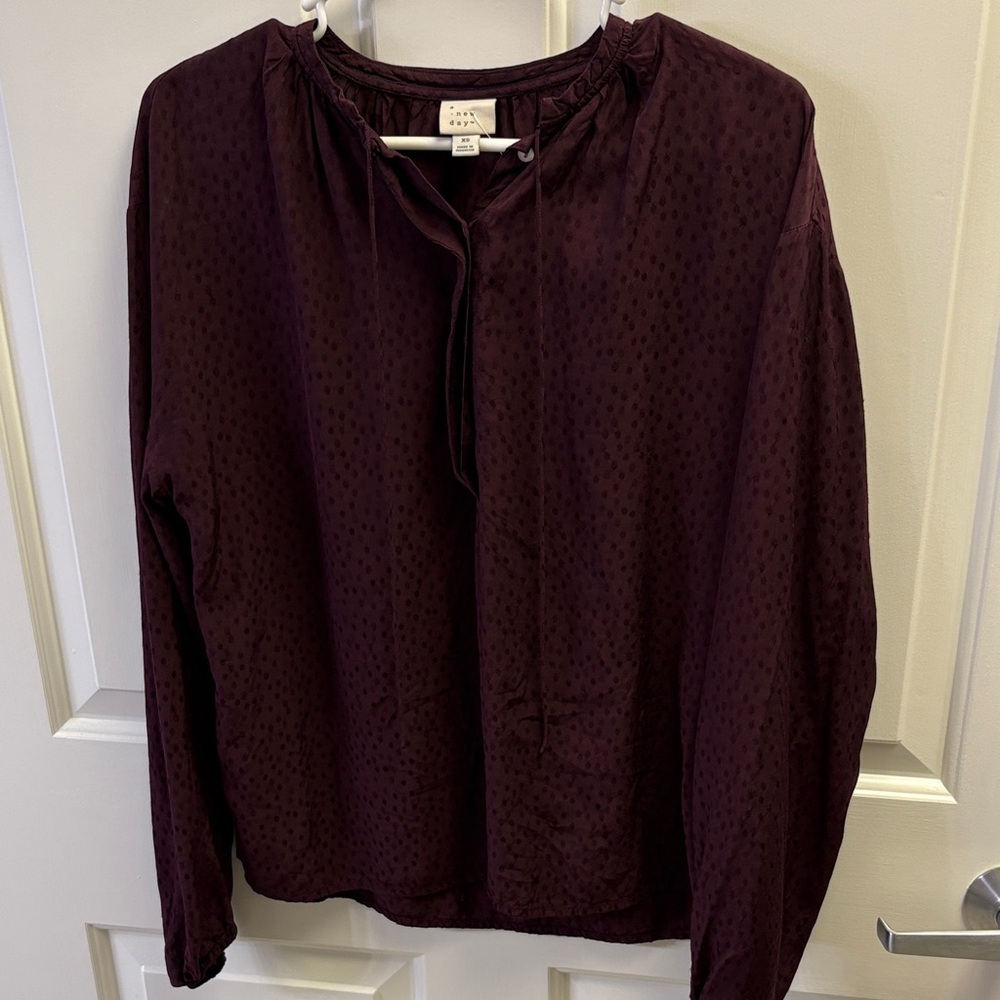 a new day Deep Purple Blouse